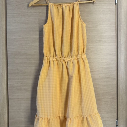H&M apricot and yellow open-back dress 12-13 years / 158 cm
