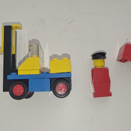 Lego Vintage Fork Lift used, 1975 set with driver