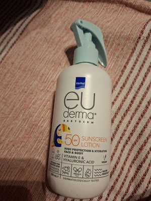 Euderma Intermed Baby Sunscreen Lotion SPF 50, new