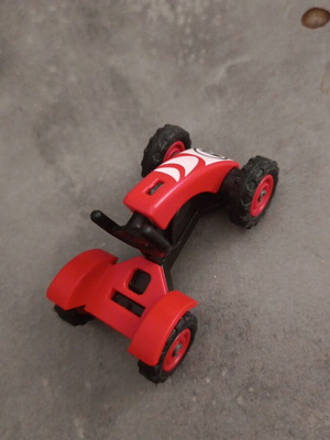 Playmobil small vehicle like new, red, without seat