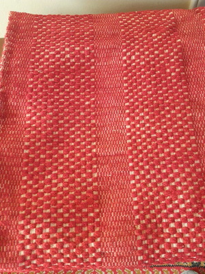 Woven loom blanket used 2 x 1.60 in very good condition