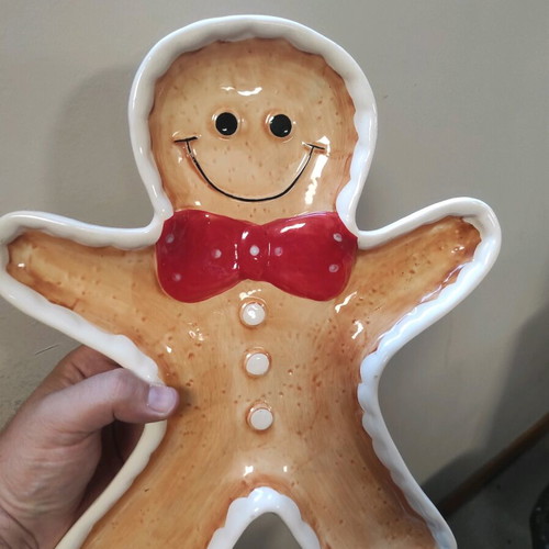 Ceramic Christmas Cookie Platter Trimar 30cm like new