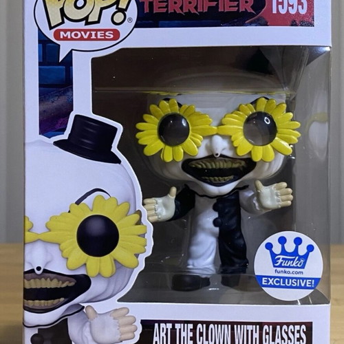Funko Pop Movies Terrifier Art the Clown with Glasses new, exclusive