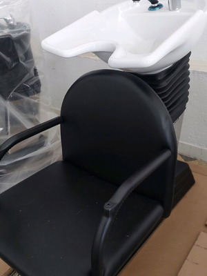 Ιταλικός λουτήρας mod. WHITE -SED καινούργιος με ανοξείδωτη βάση και καρέκλα