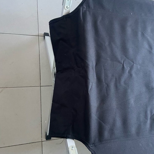 Folding camping bed like new, aluminum, lightweight