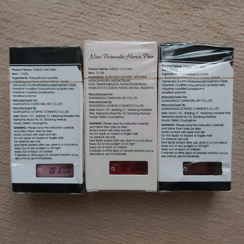 Venalisa gel polish set of 3 new