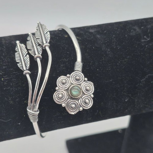Labradorite Crystal Bracelet Silver Plated new