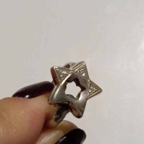 Silver ring 925 like new, size 55, inner diameter 17.3