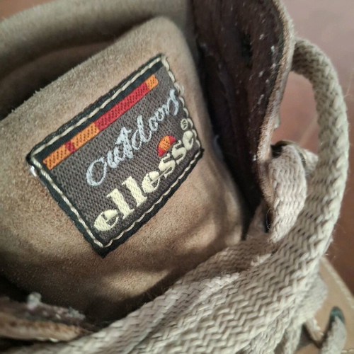 Ellesse brown leather ankle boots like new, size 39