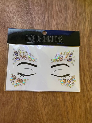 H&M Face Gems new, crystal stickers for festivals and parties