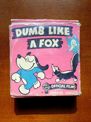 Film 16 mm μεταχειρισμένο, κινούμενα σχέδια Dumb Like A Fox