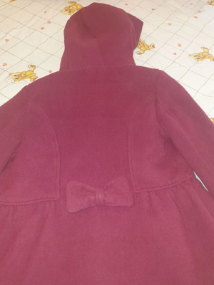 Terranova coat for girl 6-7 years used, bordeaux