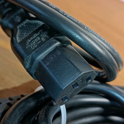 Power cables used, set of 2 pieces