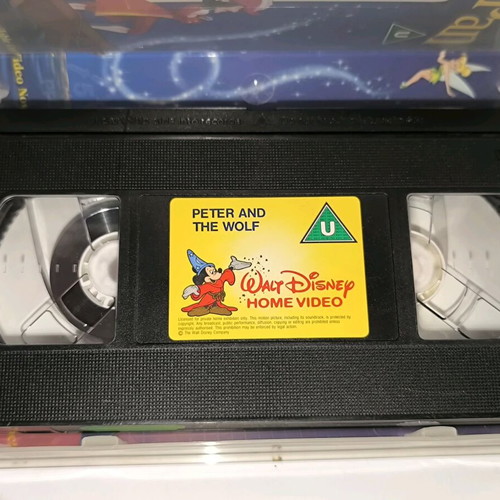 Peter and the Wolf VHS tape used, animated