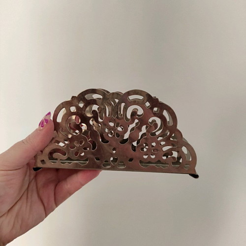 Napkin holder used with wear