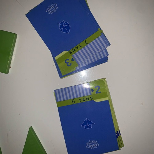 Geometric shapes like new with creation cards
