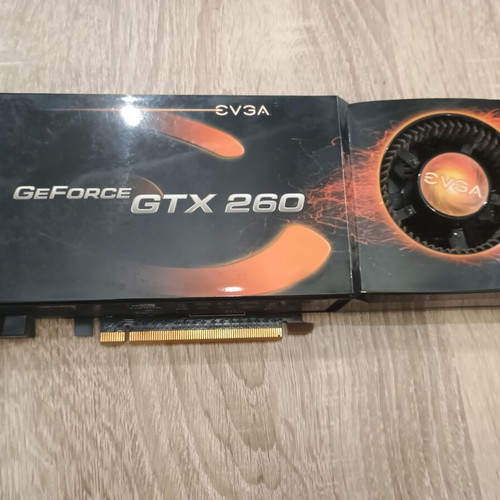 EVGA GeForce GTX 260 graphics card like new, 896MB DDR3, 448-bit