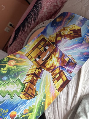 Mousepad για gaming με pixel art σχέδιο Minecraft