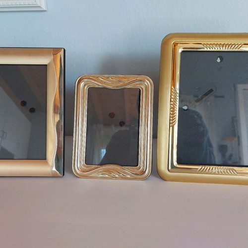 Photo frames used, set of 3 pieces