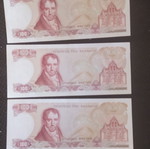 Drachma banknotes used, pack of 5, 100 drachma