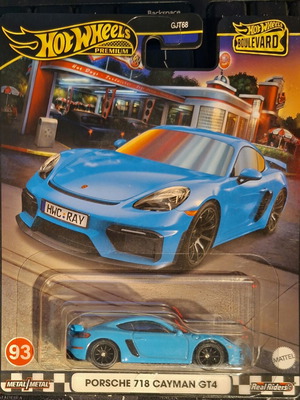 Hot Wheels Premium Porsche 718 Cayman GT4 нов от серия Boulevard