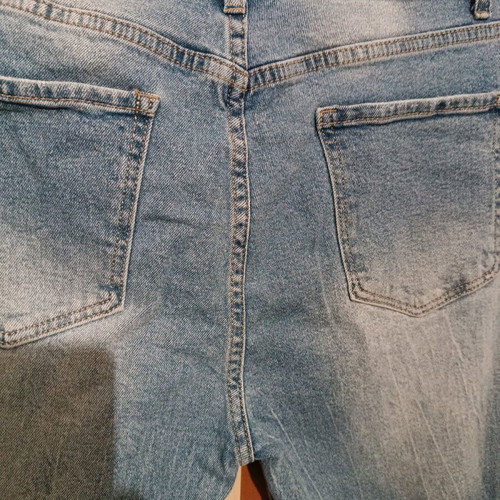 Celestino jeans with rips like new, blue, size L