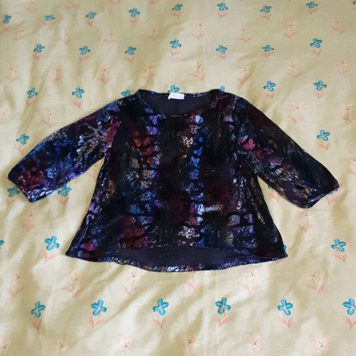 Bimba gothic blouse used, size M, multicolor