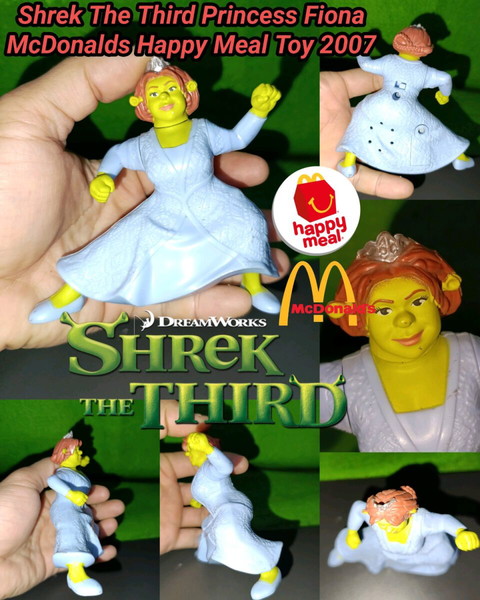 Shrek The Third Princess Fiona McDonalds Happy Meal Toy 2007 φιγούρα figure DreamWorks Σρέκ Φιόνα