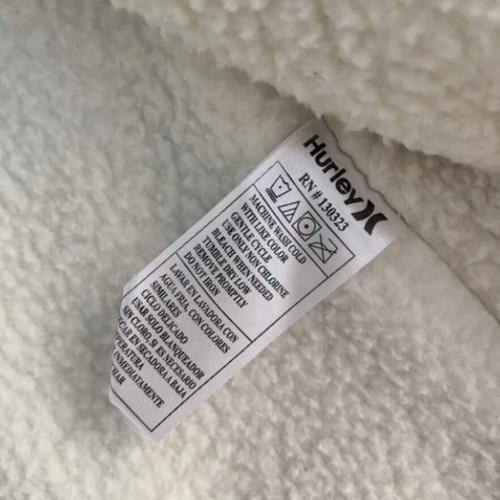 Hurley boys' jacket used, 12 years, blue and white checkered