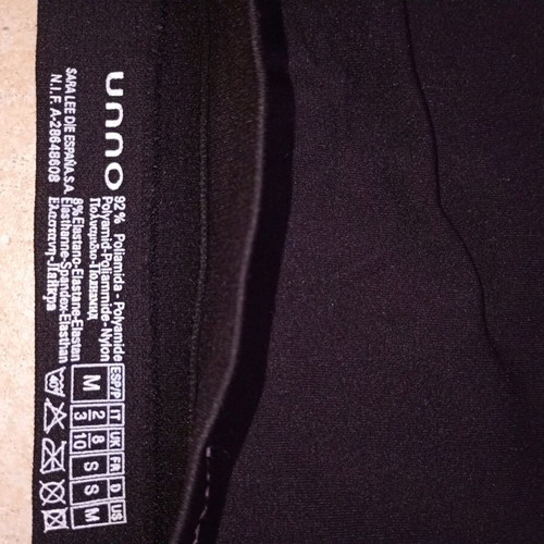 Unno women's polyester tank tops ×2, black, medium and large
