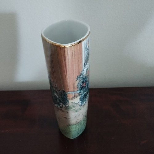 Carl Larsson porcelain vase like new, numbered limited edition
