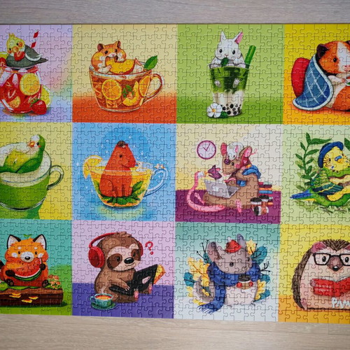 Black Sea Little Cuties puzzle 1000 pieces like new