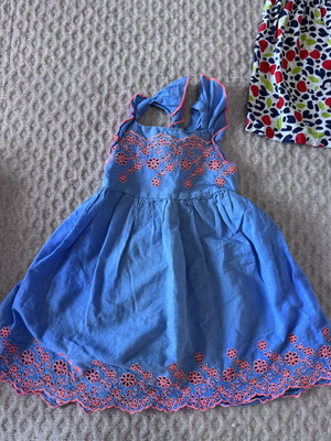 Girl dresses like new, set of 4 for 2 years old