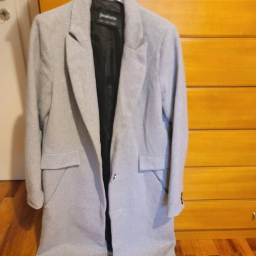 Stradivarius coat used, thin, size S, gray