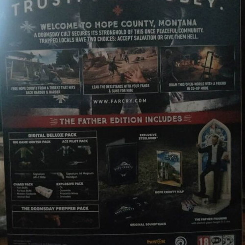 Far Cry 5 The Father Edition PS4 game new