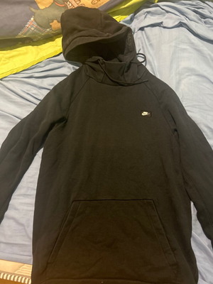 Nike hoodie used, black, size S