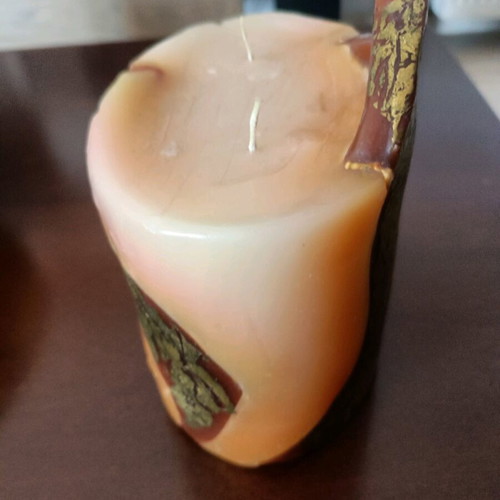 Artisan decorative candle like new 16x10x10cm