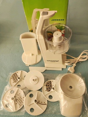 Johnson GrandChef SSP-1 πολυμηχάνημα κουζίνας 320W σε λευκό με εξαρτήματα