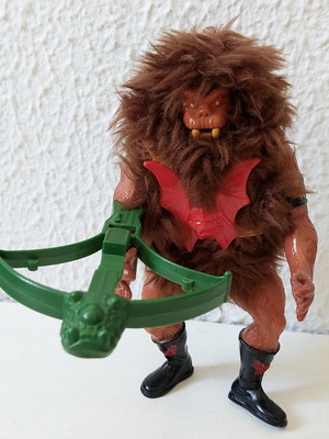 Vintage MOTU Grizzlor φιγούρα 1985 σαν καινούργιο, πλήρης συλλεκτική