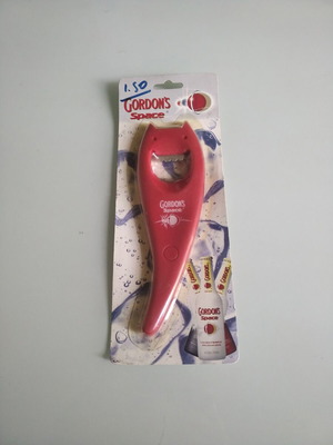 Gordon's Space bottle opener 2000s red ghost-shaped new