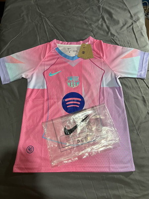 Nike Barcelona jersey pink new with tags