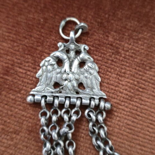 Traditional silver jewelry used