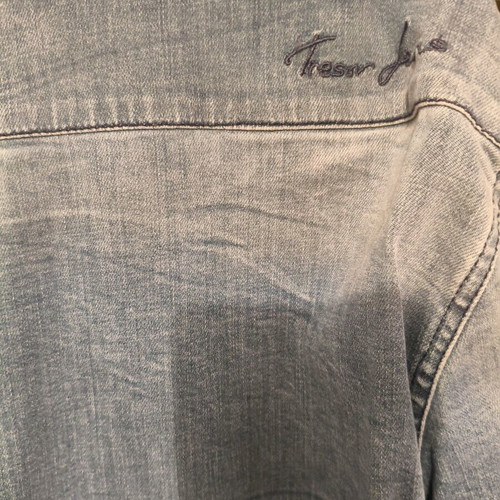 Tresor slim fit denim shirt like new, blue