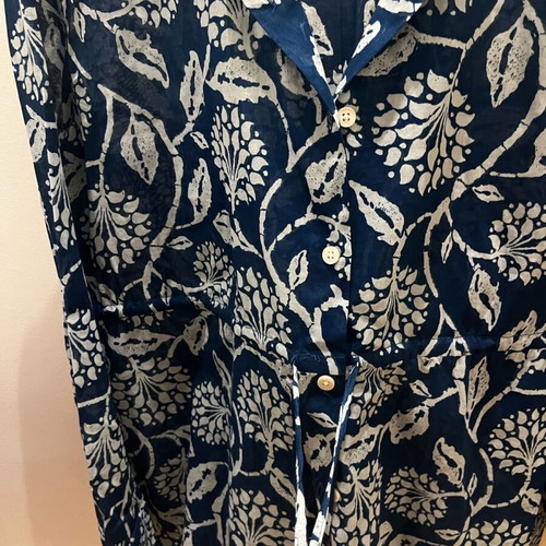 Zara blue-white shirt like new, size M