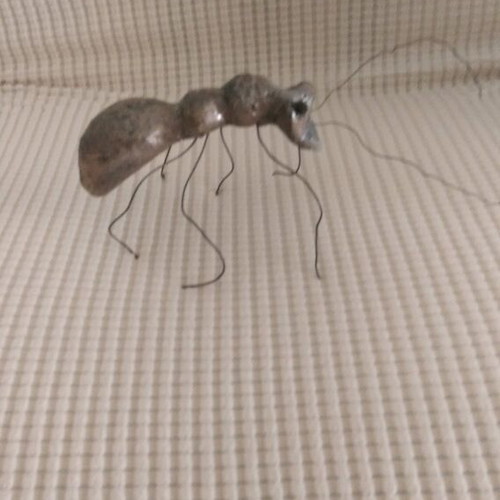 Decorative giant ant like new, handmade metal art