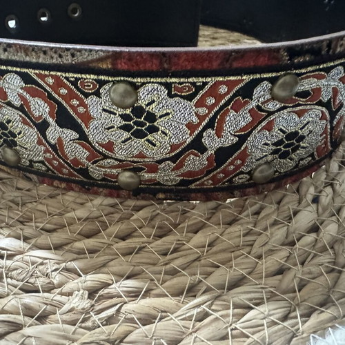Waist belt new, 1m length and 6cm width, multicolor