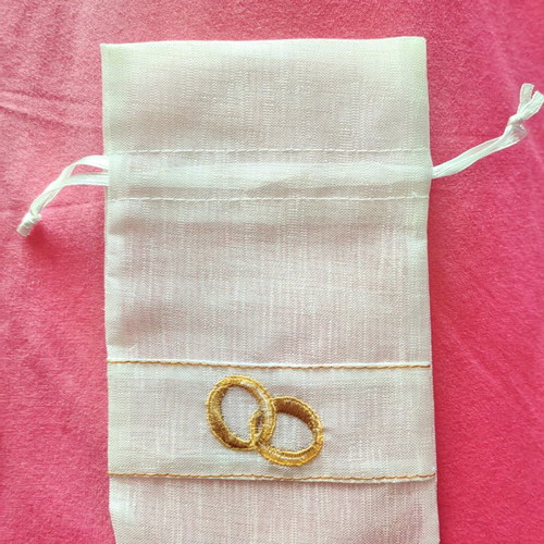 Fabric ring pouch new
