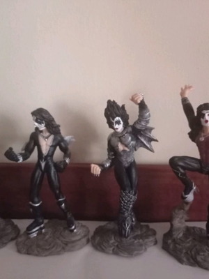 KISS band decorative figurines, set of 4