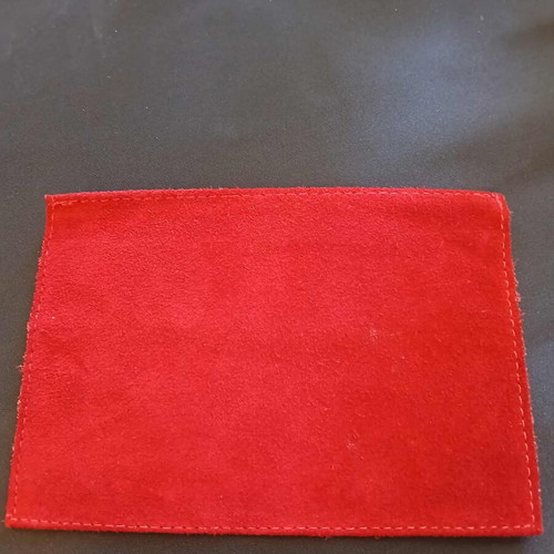 Cartier red suede travel case used