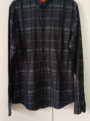 Ben Sherman men's shirt like new, black and grey, size M